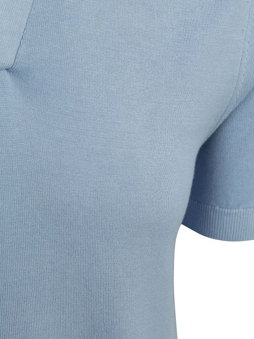 Suitable Polo Shirt Riva Compact Steel Blue Product / Detail