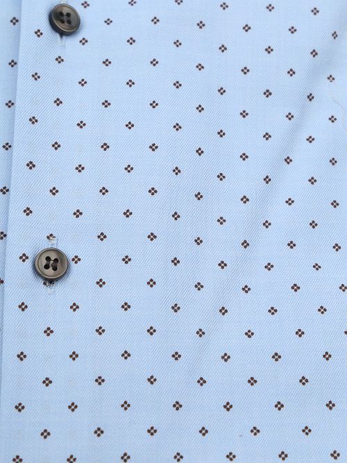 OLYMP Shirt Level 5 Print Light Blue Product / Detail