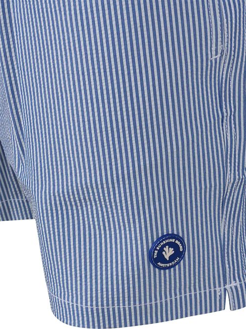 Shiwi Swimshorts Pete Seersucker Blue Stripe Product / Detail