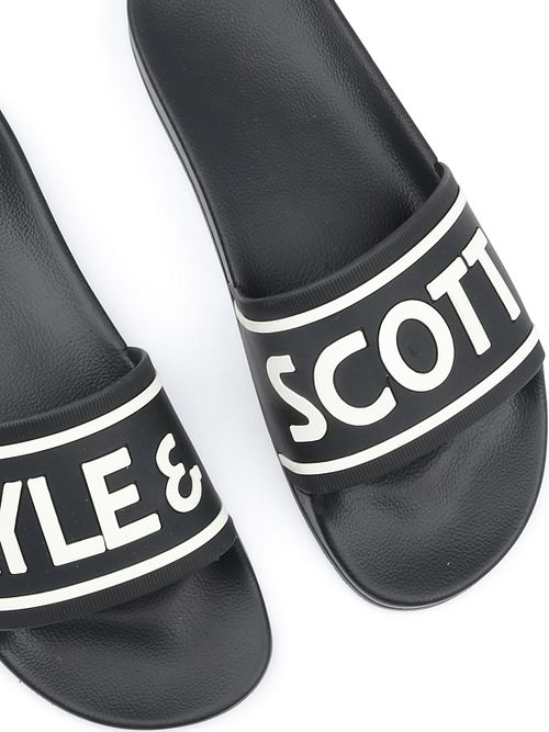 Lyle & Scott Flip-Flops Black