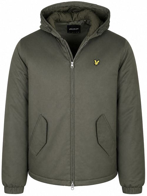 Lyle & Scott Jacket Hooded Olive