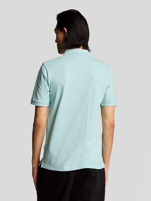 Lyle and Scott Polo Future Ljusblå Model / Achterkant