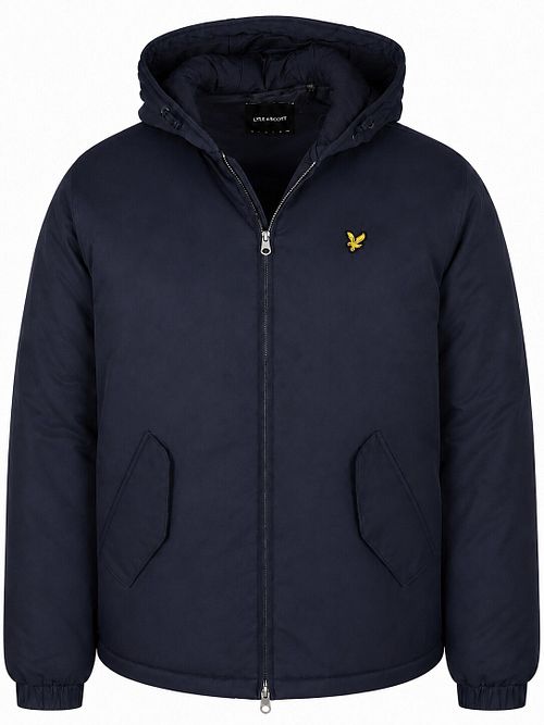Lyle & Scott Plussize Jacket Hooded Navy