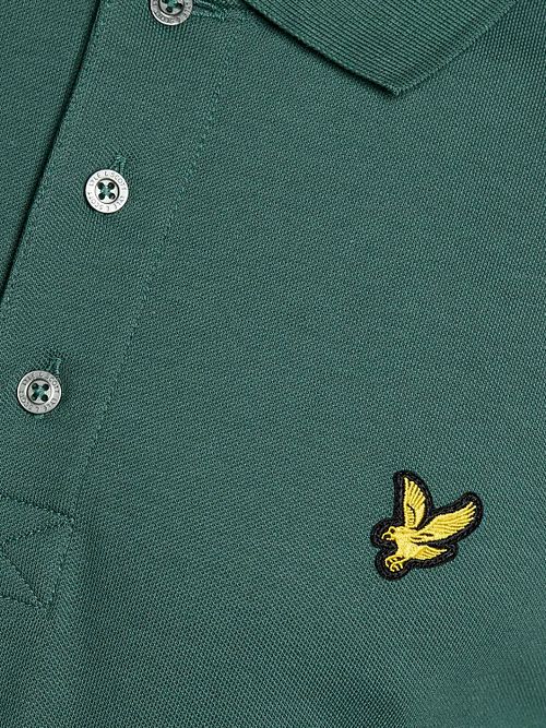 Lyle and Scott Polo Everglade Vert Model / Detail