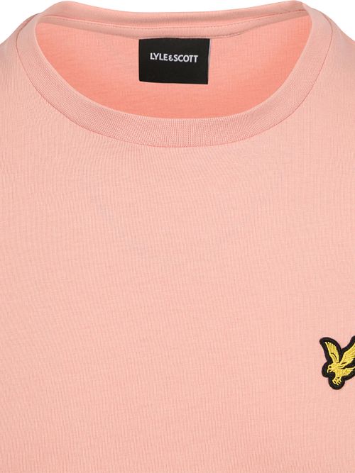 Lyle and Scott T-skjorte Honeycomb Rosa Product / Detail