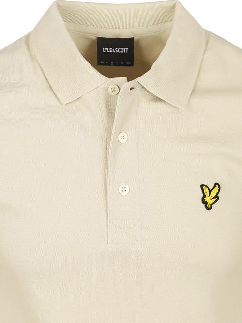 Lyle og Scott Polo i Enkel Grå Beige Product / Detail