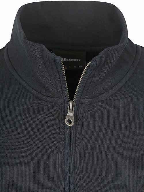 Lyle & Scott sweatshirt halv lynlås i navy Product / Detail