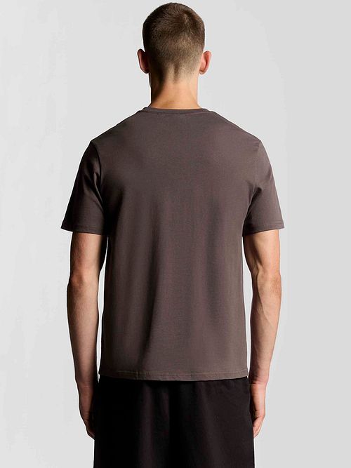 Lyle & Scott T-shirt Espresso Model / Achterkant