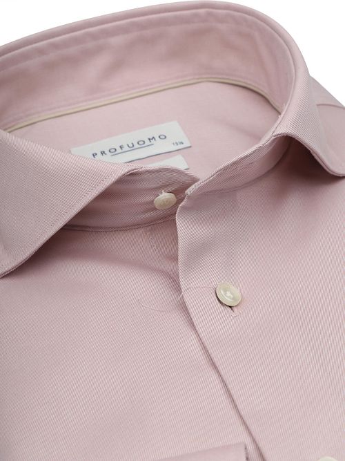 Profuomo Twill Skjorte Lys Rosa Product / Detail