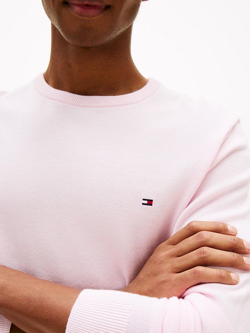 Tommy Hilfiger Trøje Essential Rosa Model / Detail