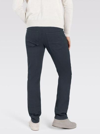Mac Jog'n Jeans Checks Anthracite Model / Achterkant