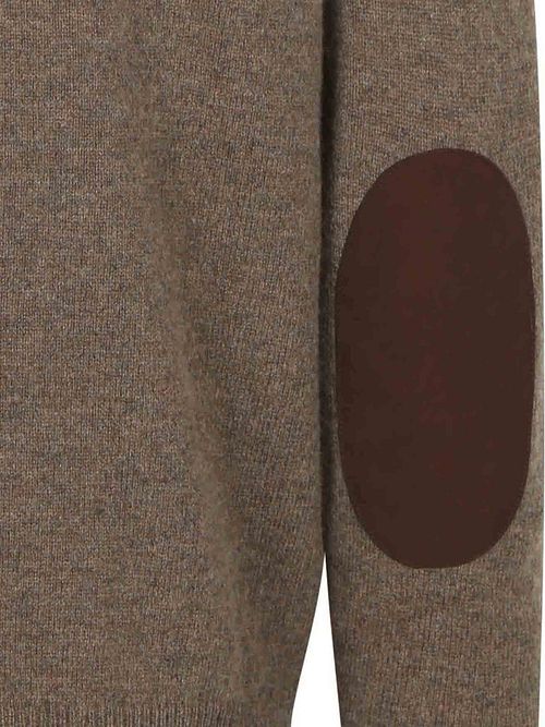 Maglione Barbour Mocker in lana taupe Product / Detail