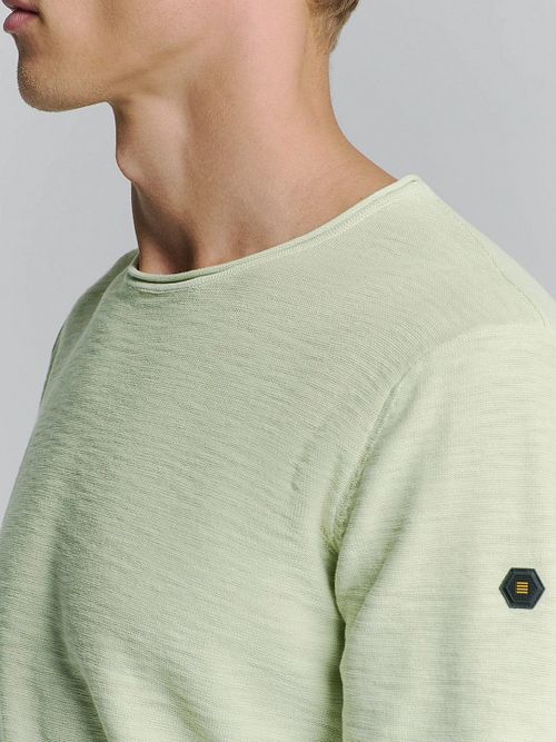 Maglione No Excess verde chiaro Model / Detail