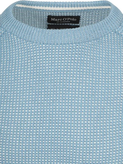 Marc O'Polo genser Structured Bi-Farget Blå Product / Detail