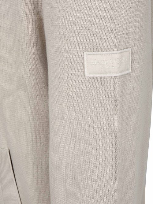 Marc O'Polo Cardigan Zip Grey Silk