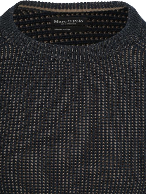 Marc O'Polo Pull Structured Bi-Colour Marine Product / Detail
