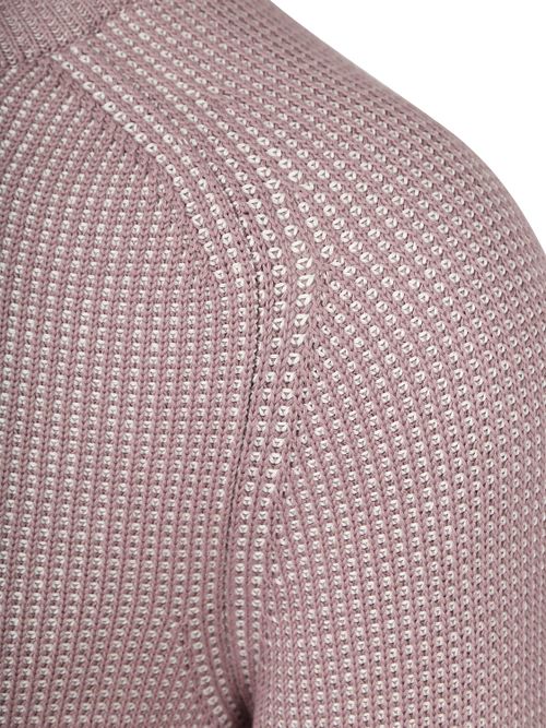 Marc O'Polo Pull Structuré Bicolore Mauve Product / Detail
