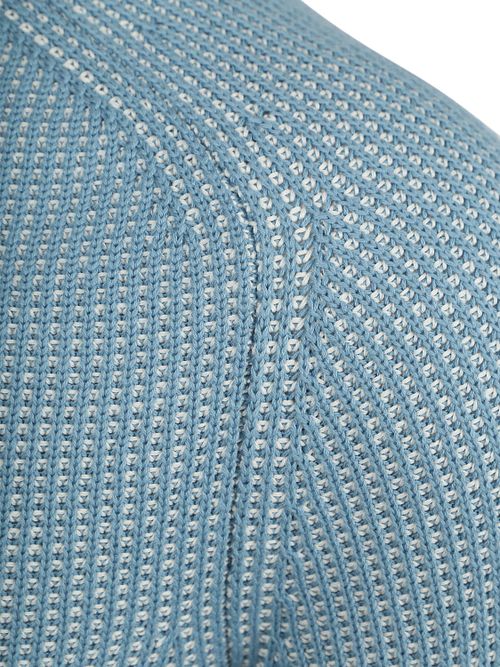 Marc O'Polo Pullover Structured Bi-Colour Blau Product / Detail