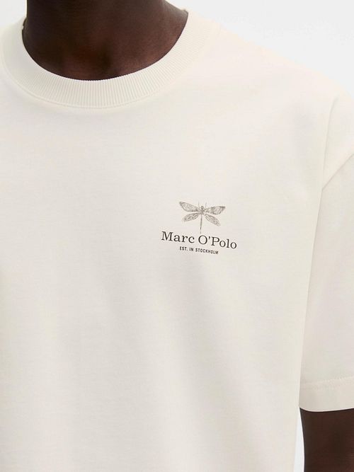Marc O'Polo T-shirt Backprint Hvid Model / Detail