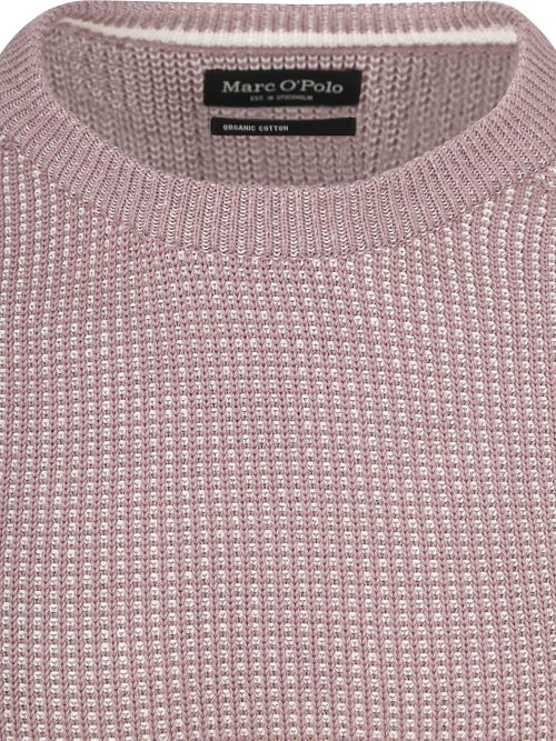 Marc O'Polo Tröja Strukturerad Bi-Colour Mauve Product / Detail