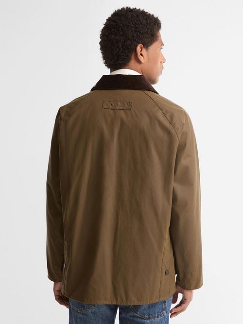 Barbour Bedale Chaqueta Encerada Sage Model / Achterkant