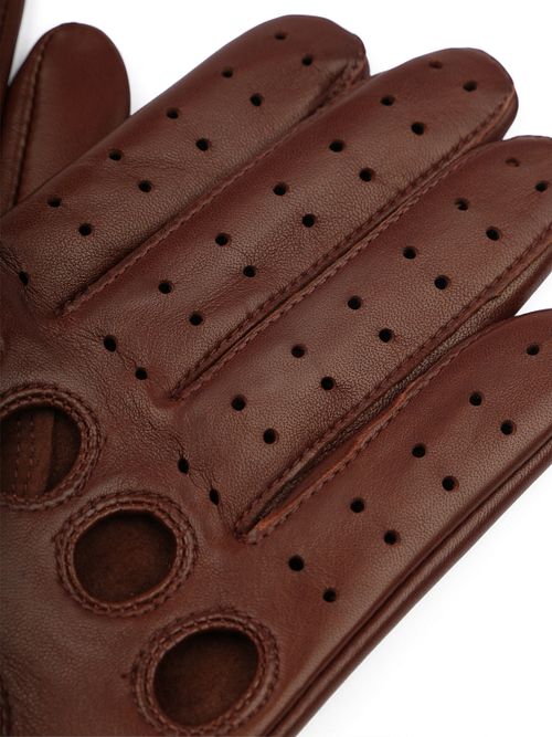 Hestra Gants Morgan Marron En Cuir