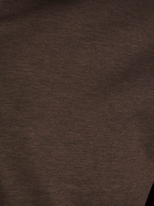 Desoto Longsleeve Polo Essential Marron