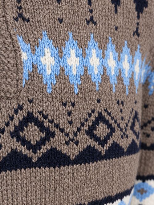 NZA Pullover Nordic Wool Blend Taupe Product / Detail