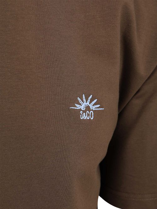 Supply & Co T-shirt Backprint Marron Product / Detail
