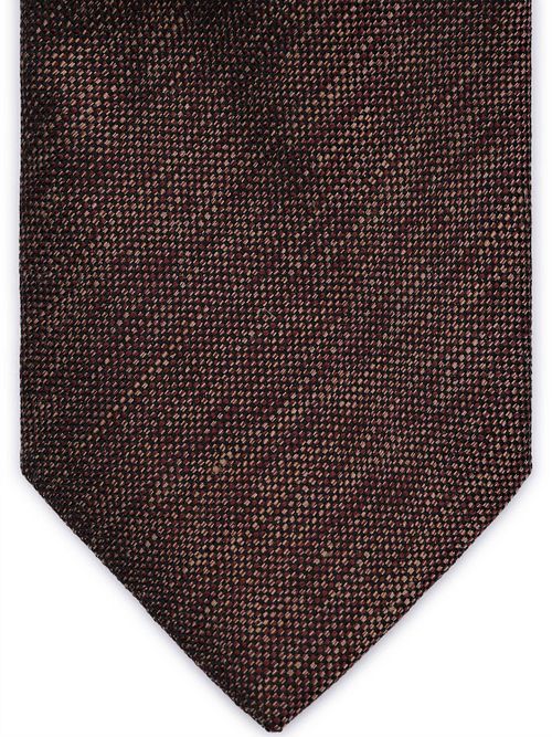 Suitable Cravatta Seta Mélange Marrone Product / Detail