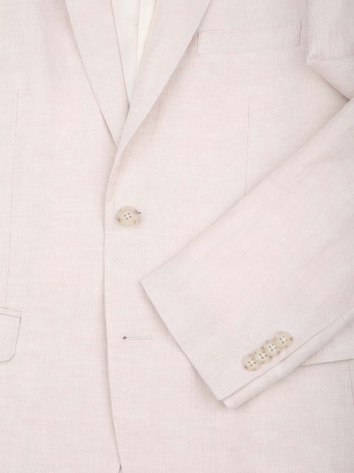 Marynarka lniana Suitable Panama w kolorze ecru Product / Detail