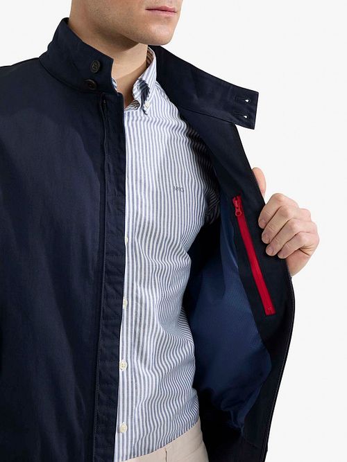 McGregor Bomberjacke Navy Model / Detail