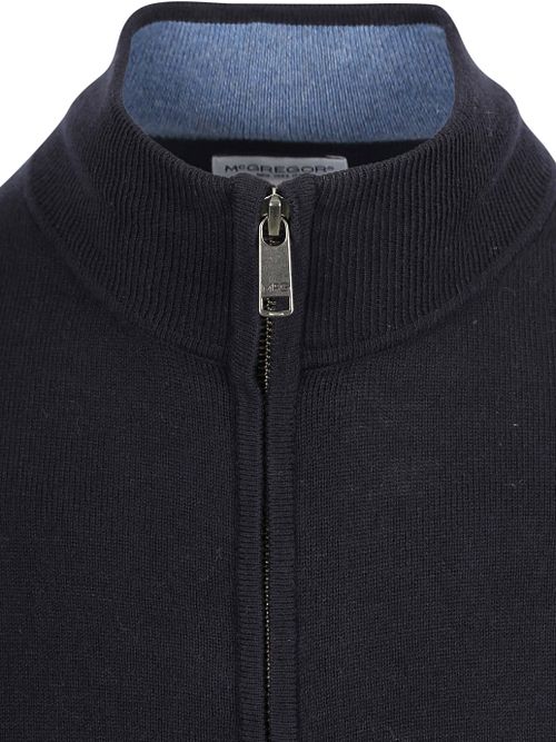 McGregor Cardigan Cotton Cashmere Marine Product / Detail