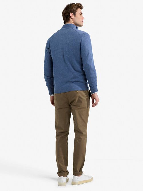 Chaleco McGregor Vintage azul Model / Achterkant
