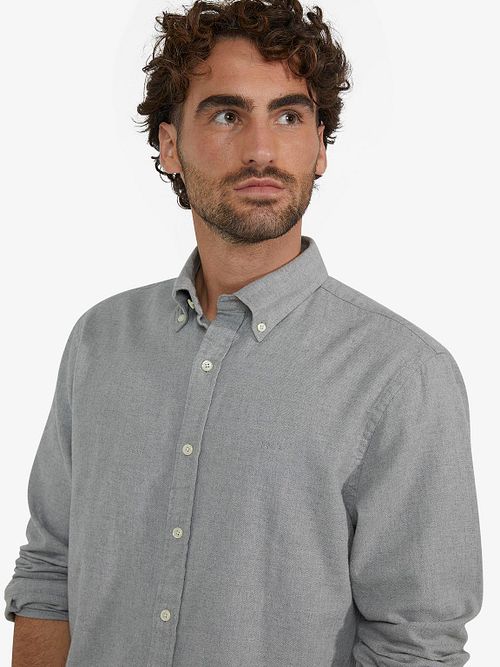 McGregor Chemise Flanel Melanger Gris Model / Detail