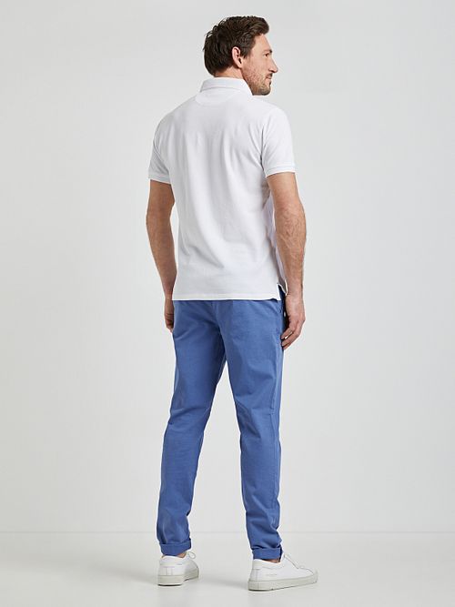 McGregor Classic Poloshirt Weiß Model / Achterkant