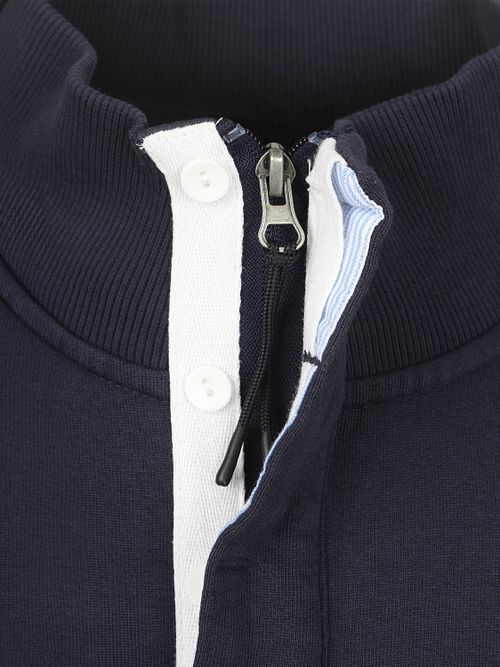 McGregor Halvveis Glidelåsgenser Marineblå Product / Detail