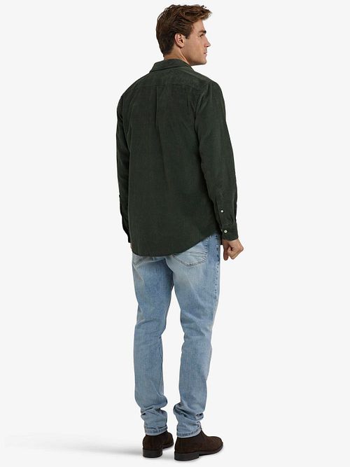 McGregor Hemd Corduroy Olijfgroen Model / Achterkant