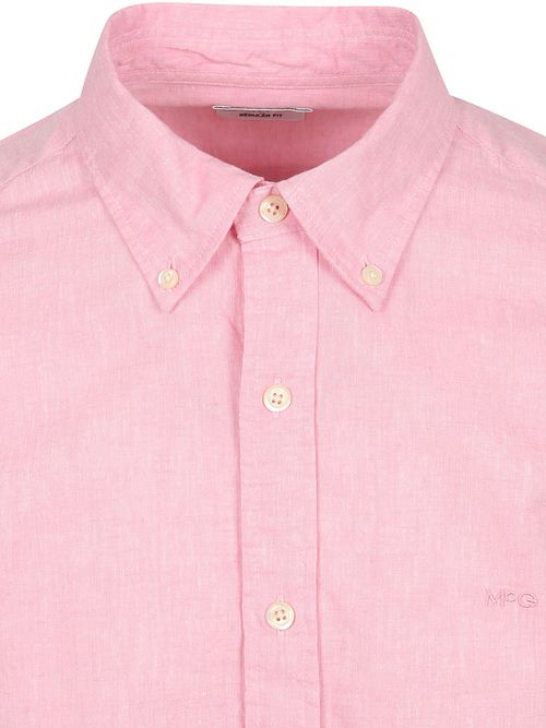 McGregor Overhemd Cotton Linen Roze Product / Detail