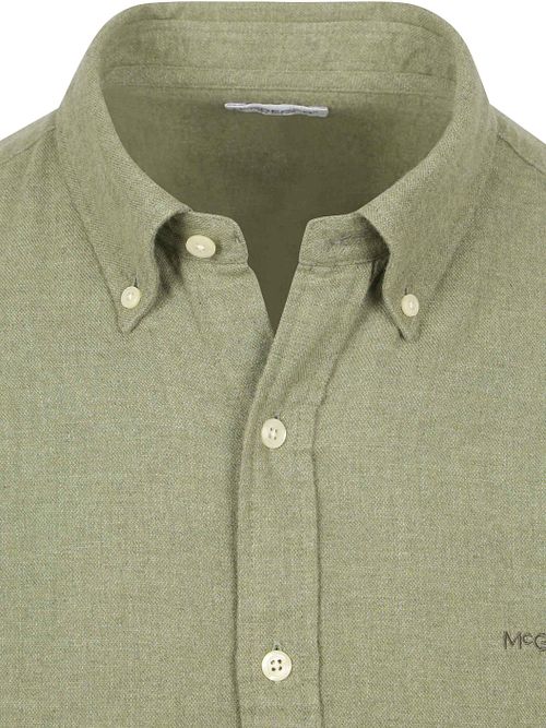 McGregor Overhemd Flanel Melange Sage Groen Product / Detail