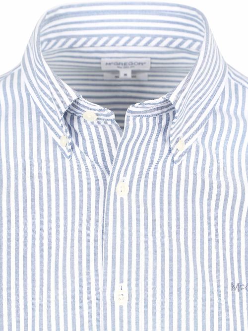 McGregor Overhemd Oxford Streep Blauw Product / Detail