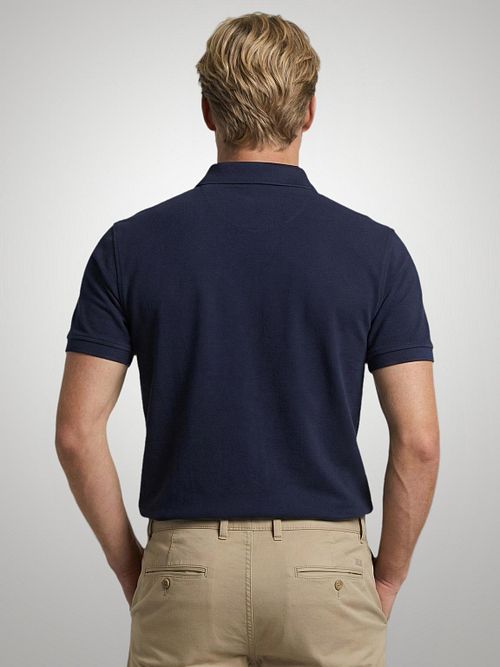 McGregor Piké Polo Mörkblå Model / Achterkant