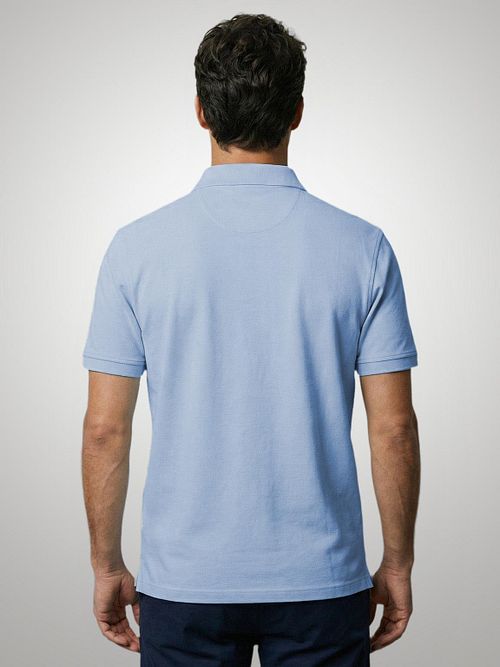 McGregor Piké Polo Ljusblå Model / Achterkant