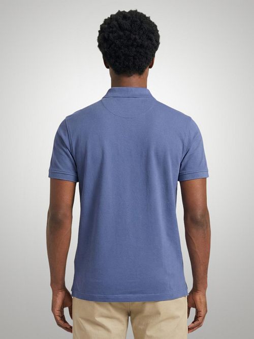 McGregor Piqué Polo Indigo Model / Achterkant