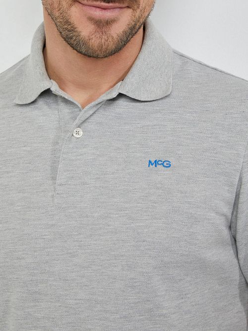 McGregor Piqué Polo Grå Model / Detail