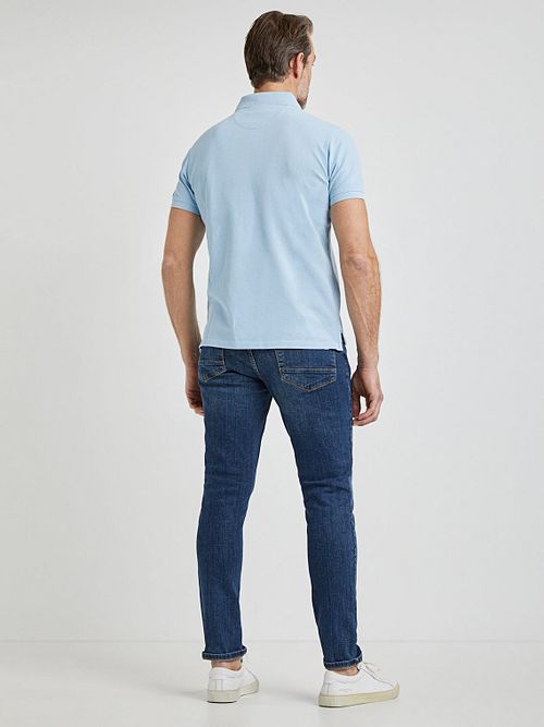 McGregor Piqué Poloshirt Hellblau Model / Achterkant