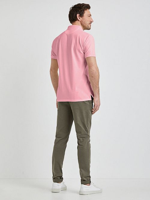 McGregor Piqué Poloshirt Rosa Model / Achterkant