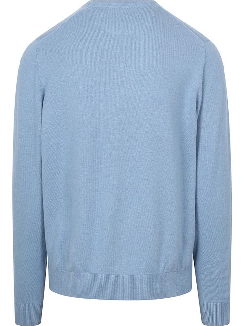 McGregor Pullover Merino Wool Ice Blue Product / Achterkant