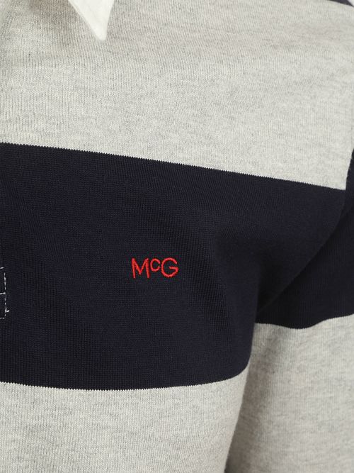 McGregor Rugby skjorte Stripe Navy Grå Product / Detail