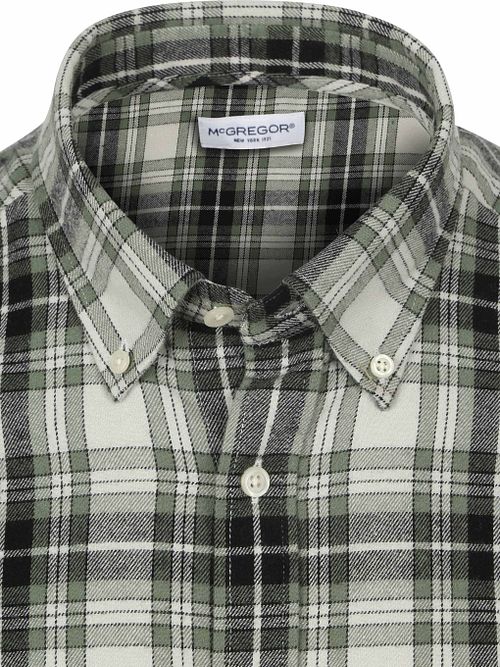 McGregor Shirt Flanel Checks Green Product / Detail
